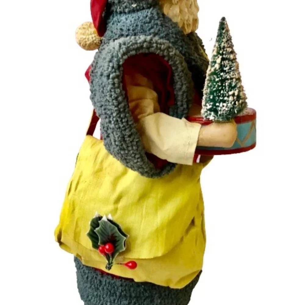 Midwest Imports Paper Mache & Resin Santa Claus Figurine St. Nick